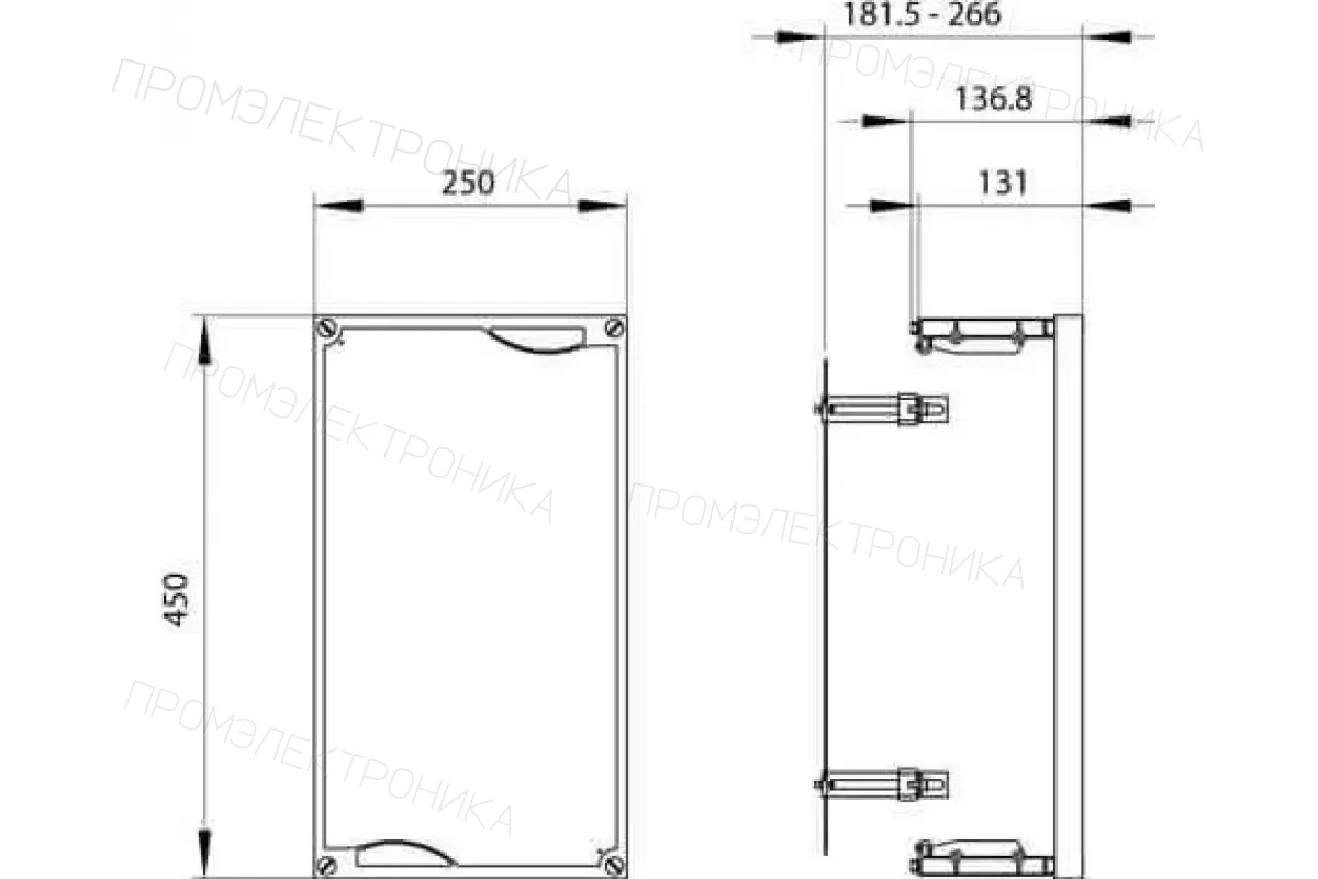 Siemens 8GK4451-2KK12 — Alpha 400/630 избыточная изолирующая крышка для пустых шкафов вертикальная
