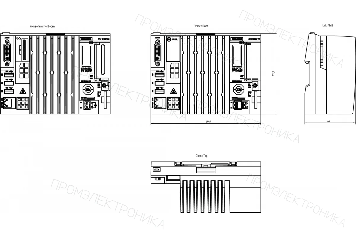 Siemens 6ES7677-2DB40-0AA0 — промышленный компонент