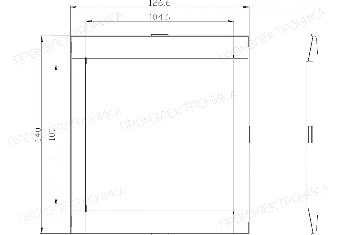 Siemens 3VA9163-0SB10 — Декоративная накладка