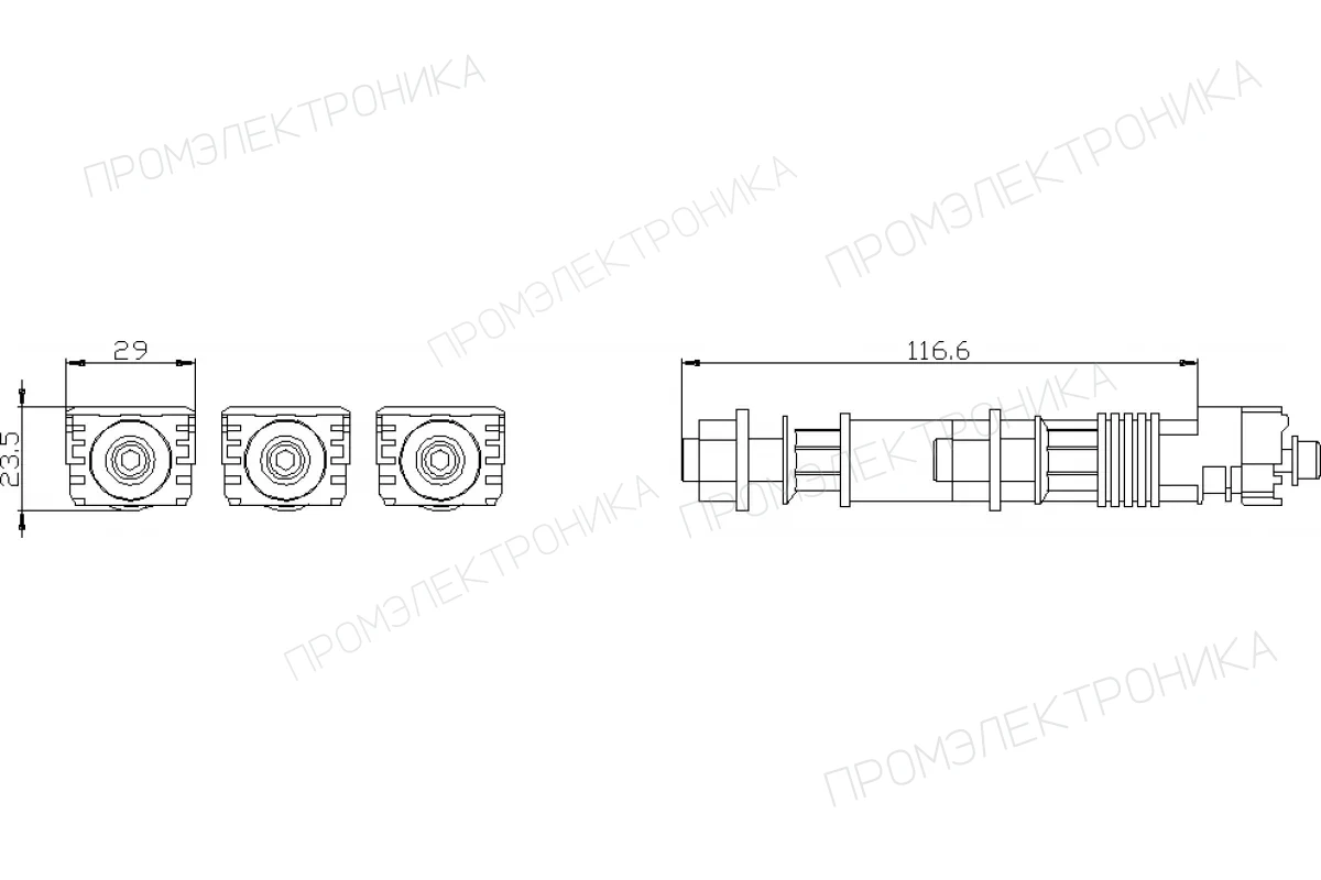 Siemens 3VA9203-0QA00 — Клемма с винтовым присоединением