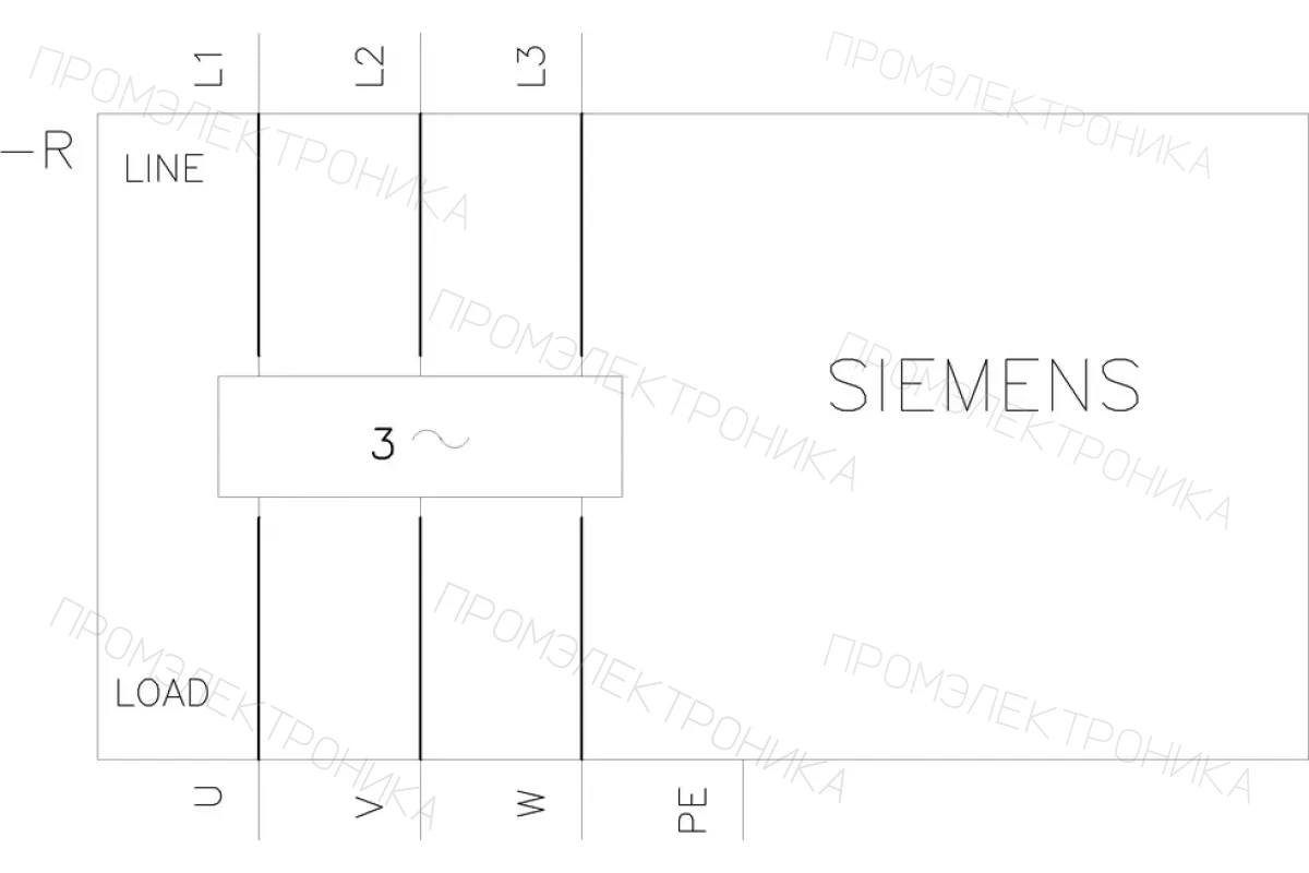 Siemens 6SL5100-0EE25-5AC0 — компонент приводной техники