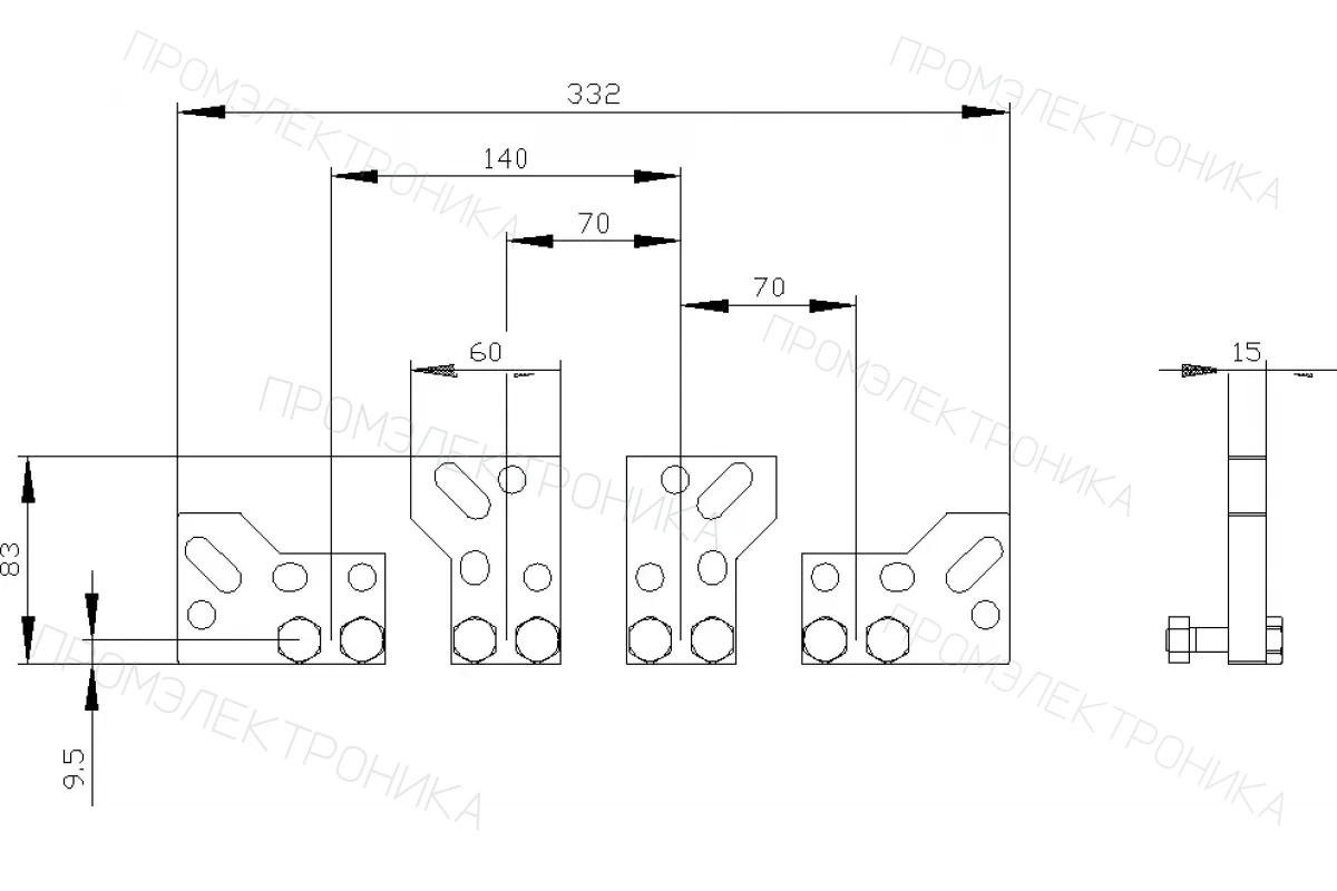 Siemens 3VW9011-0AP01 — Уплотнительная дверная рамка