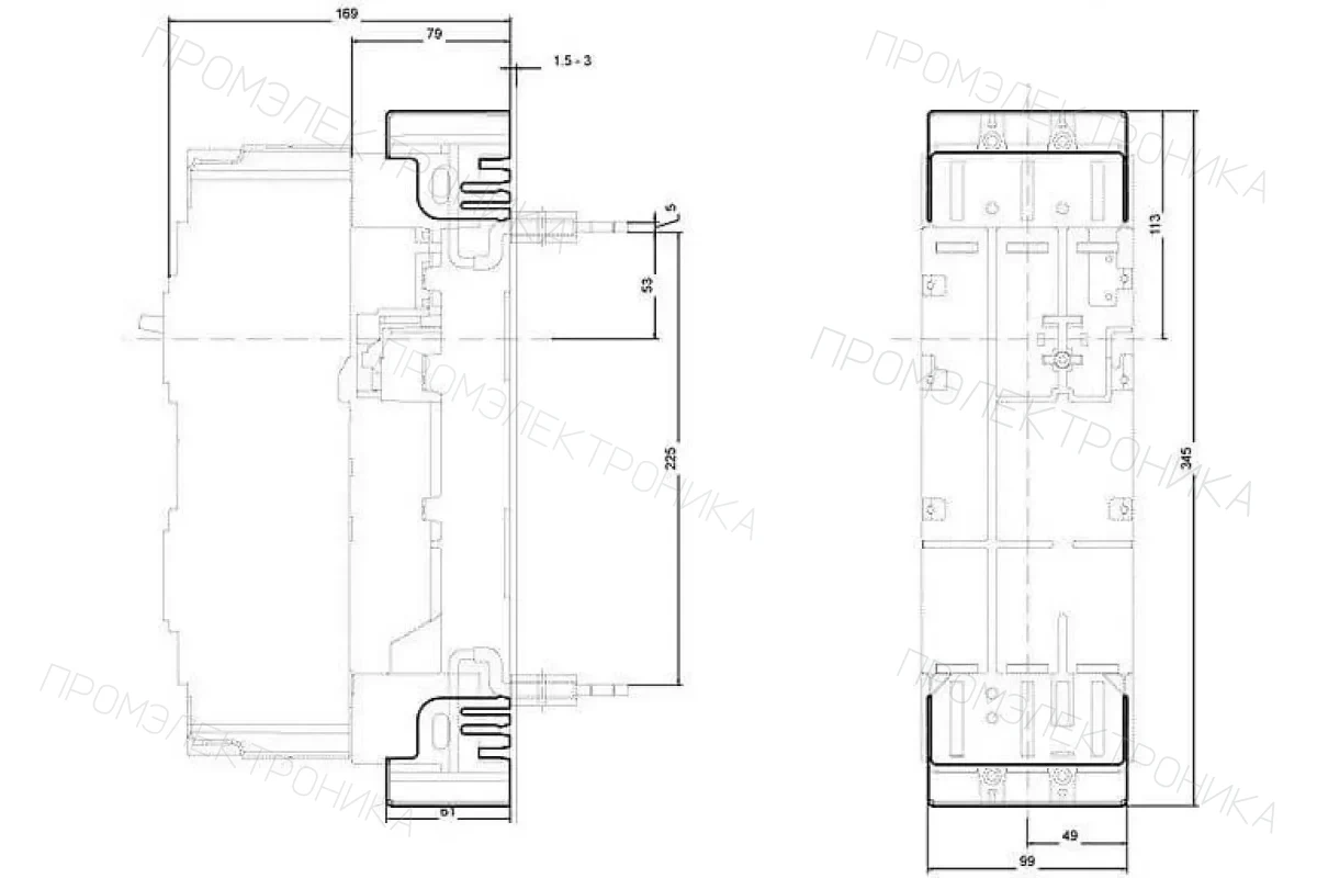 Siemens 3VL9300-8CB30 — ПРИНАДЛЕЖНОСТЬ ДЛЯ
