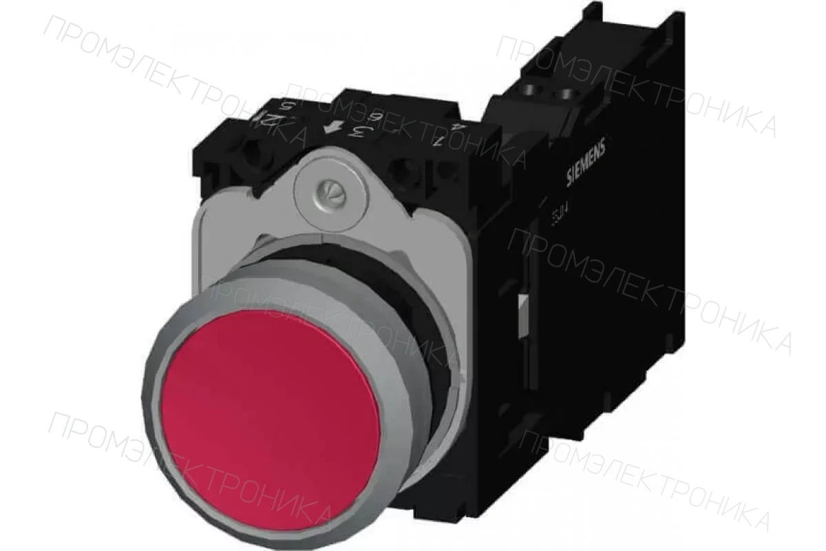 Siemens 3SU1130-0AB30-1FA0 — Кнопка