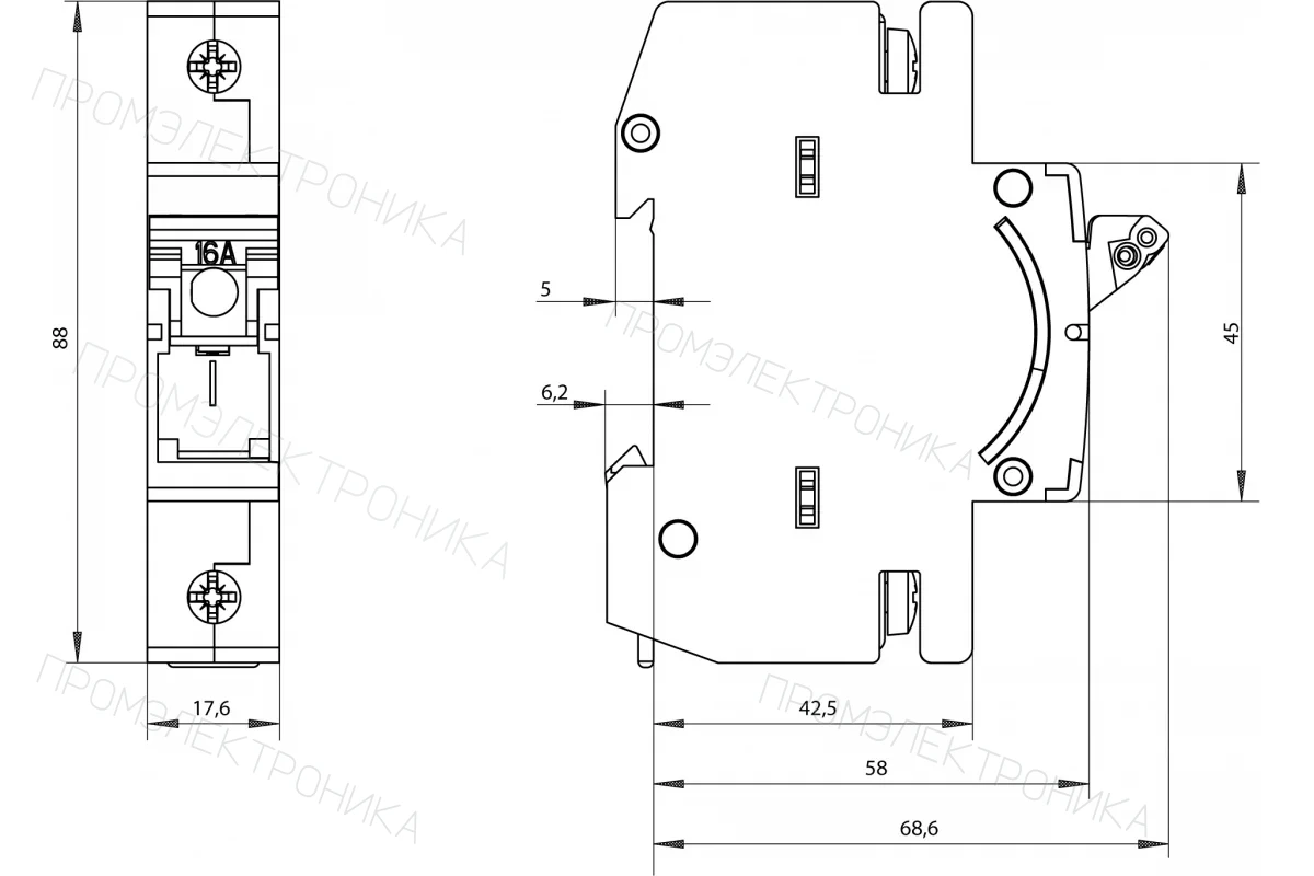 Siemens 5SG7611-0KK06 — Разъединители MINIZED