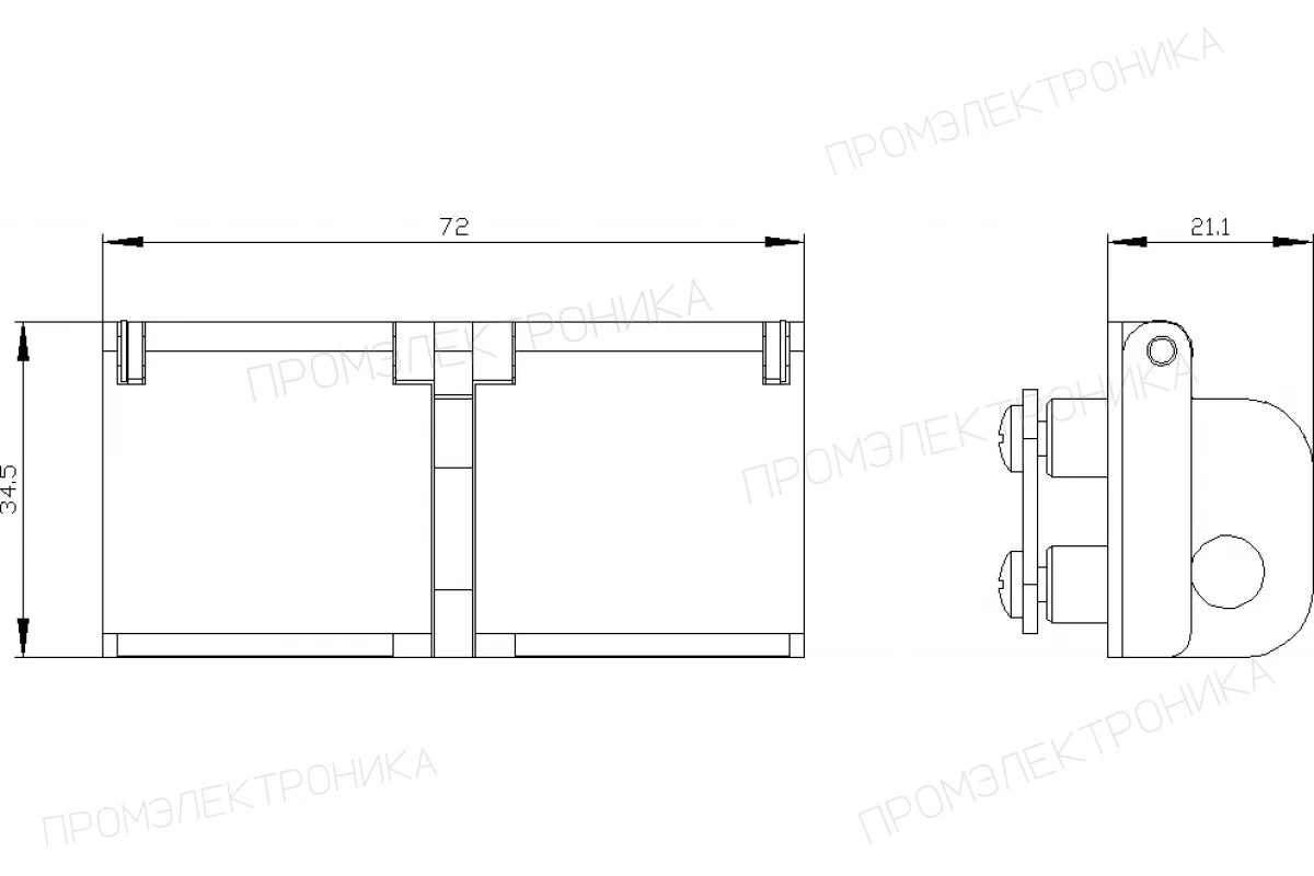 Siemens 3VW9011-0BA21 — Защитная крышка для мех