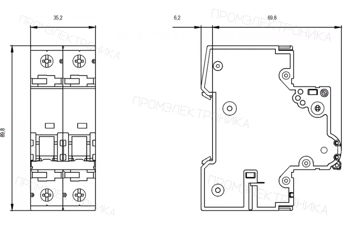Siemens 5SY4201-7CC — промышленный компонент