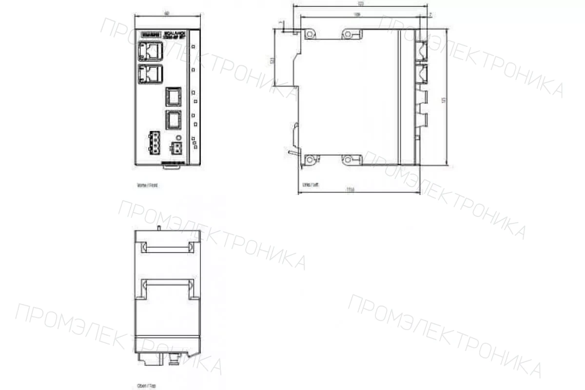 Siemens 6GK5201-3JR00-2BA6 — Управляемый промышленный коммутатор scalance