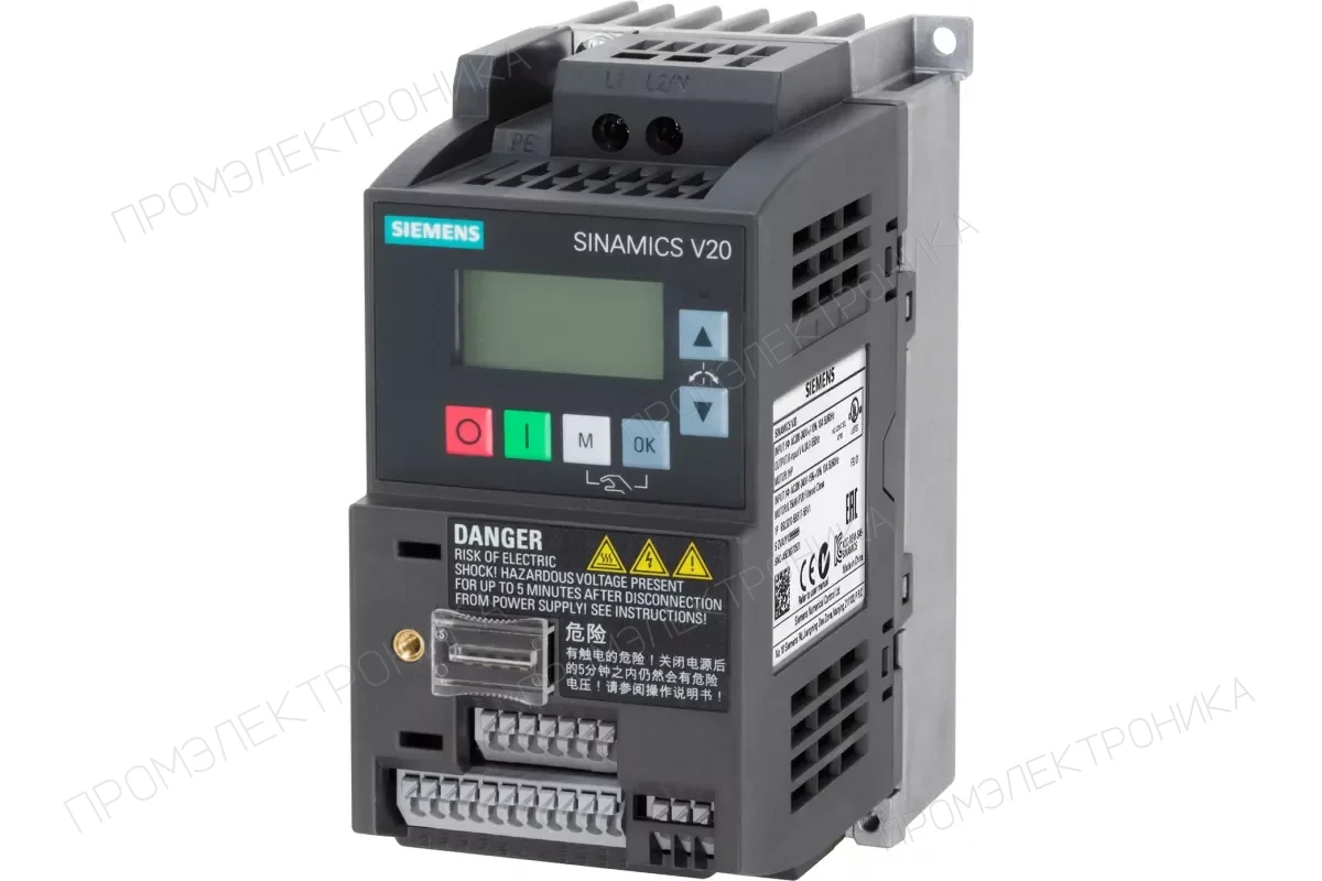 Siemens 6SL3210-5BB15-5BV1 — компонент приводной техники