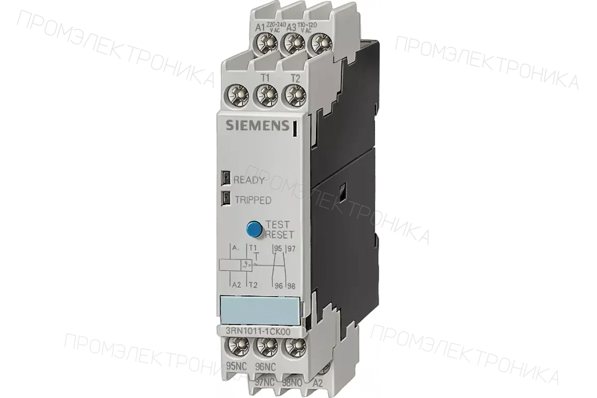 Siemens 3RN1011-1BB00 — РЕЛЕ ТЕРМИСТОРНОЙ ЗАЩИТЫ ЭЛЕКТРОДВИГАТЕЛЯ