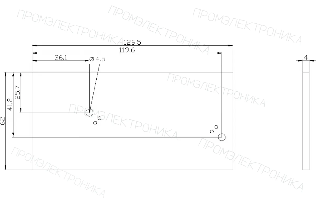 Siemens 3KC9820-4 — Рамка двери cut-out