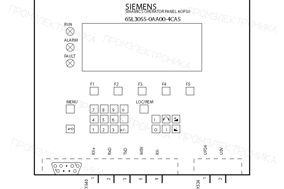Siemens 6SL3055-0AA00-3KA0 — Терминальный модуль TM120