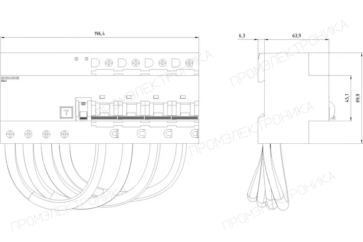Siemens 5SU1374-8AK81 — Дифференциальные автоматические выключатели