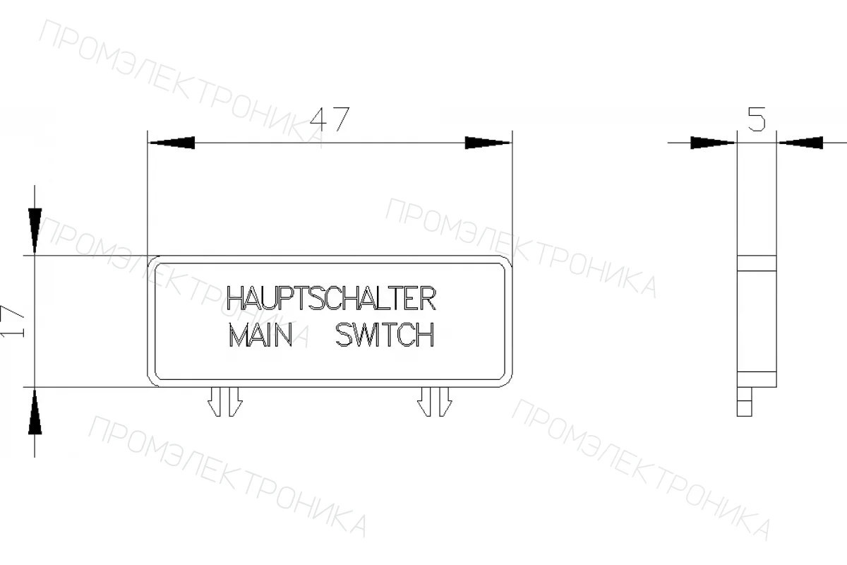 Siemens 3LD9345-1C — Вал 6 x