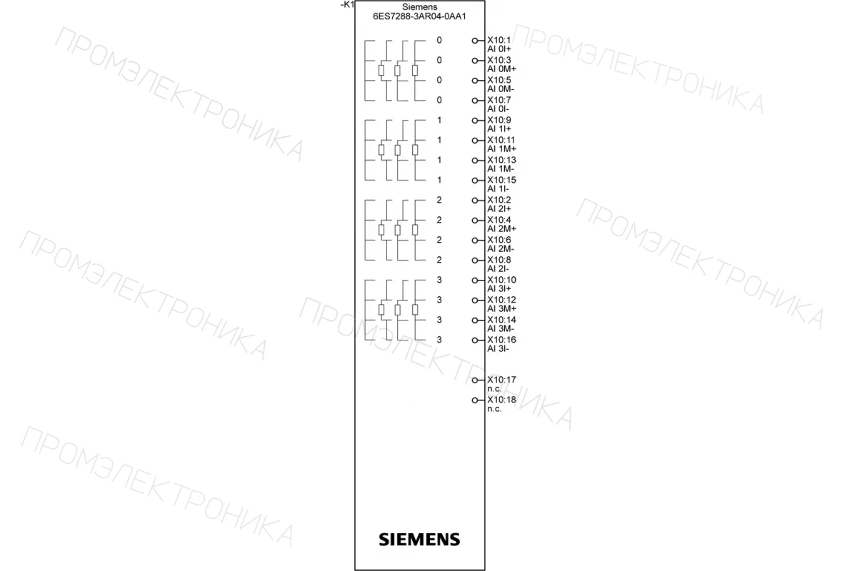 Siemens 6ES7288-3AR04-0AA1 — промышленный компонент