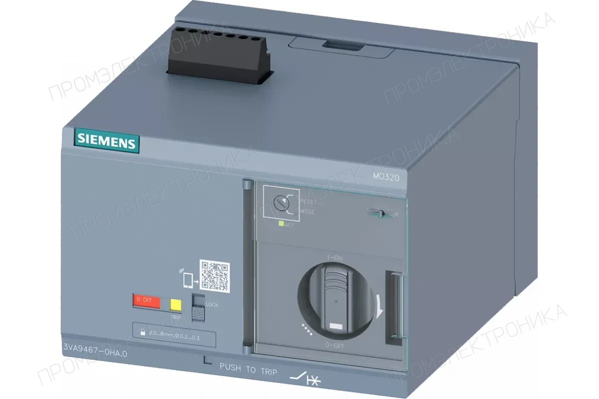 Siemens 3VA9467-0FK23 — Поворотный привод с установкой на дверь стандарт