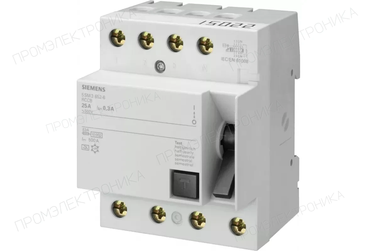 Siemens 5SM3315-6KK — УЗО - устройства защитного отключения