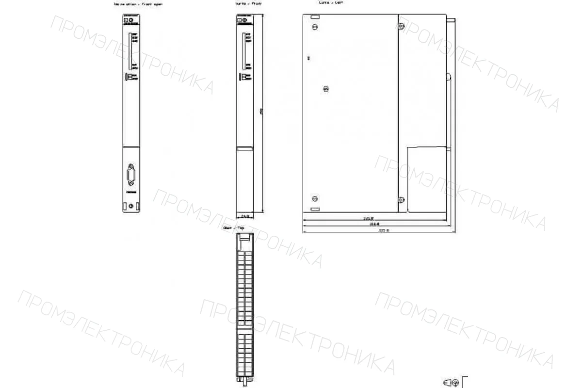 Siemens 6GK7443-1EX30-0XE1 — промышленный компонент