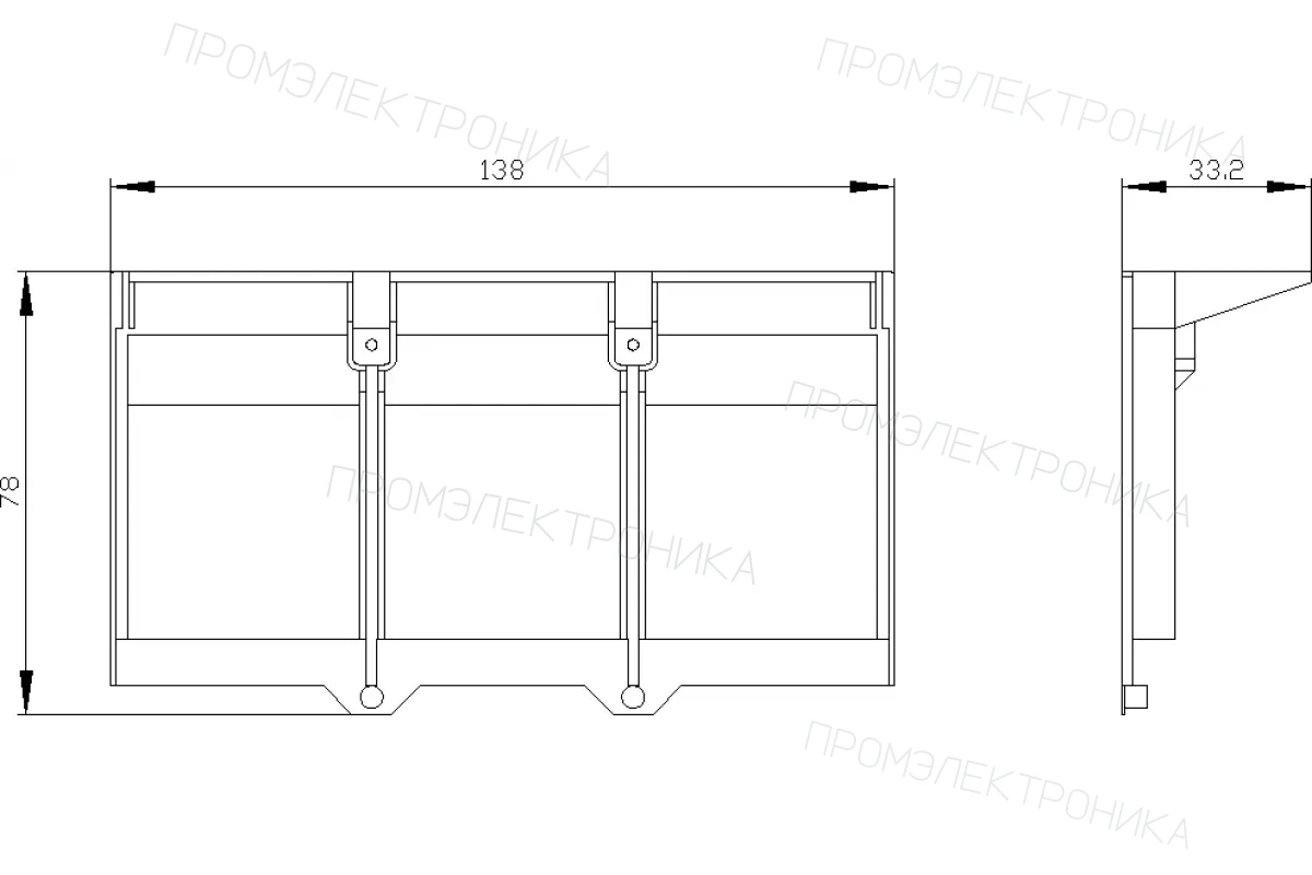 Siemens 3VA9481-0WF40 — Крышка клеммника увелич