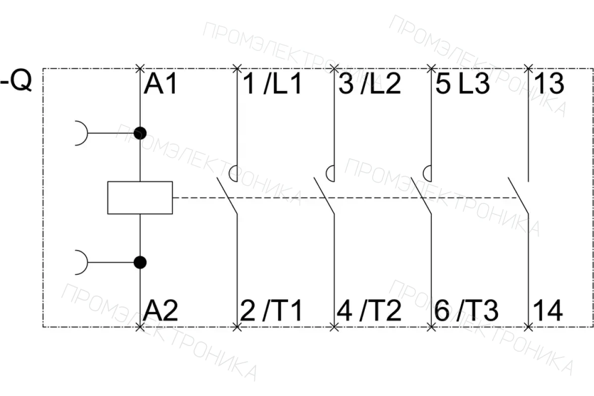 Siemens 3RT6016-1AN21 — Контактор AC