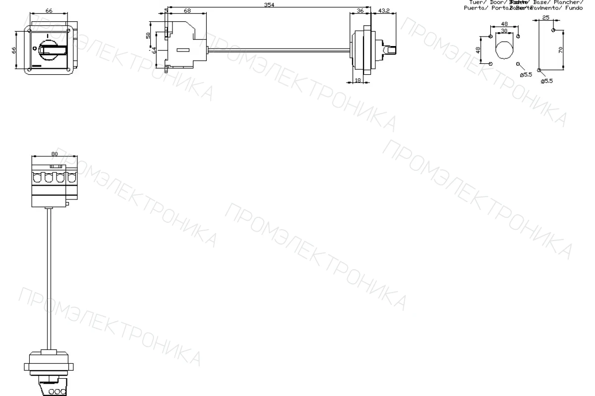 Siemens 3LD2517-1TL11 — Главный выключатель