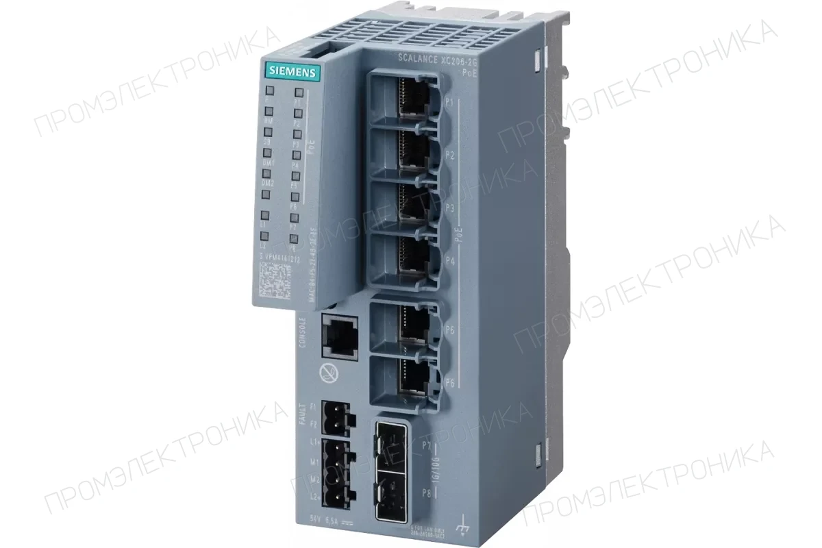 Siemens 6GK5206-2GS00-2FC2 — Scalance xc206-2sfp g еес промышленный управляемый ie коммутатор