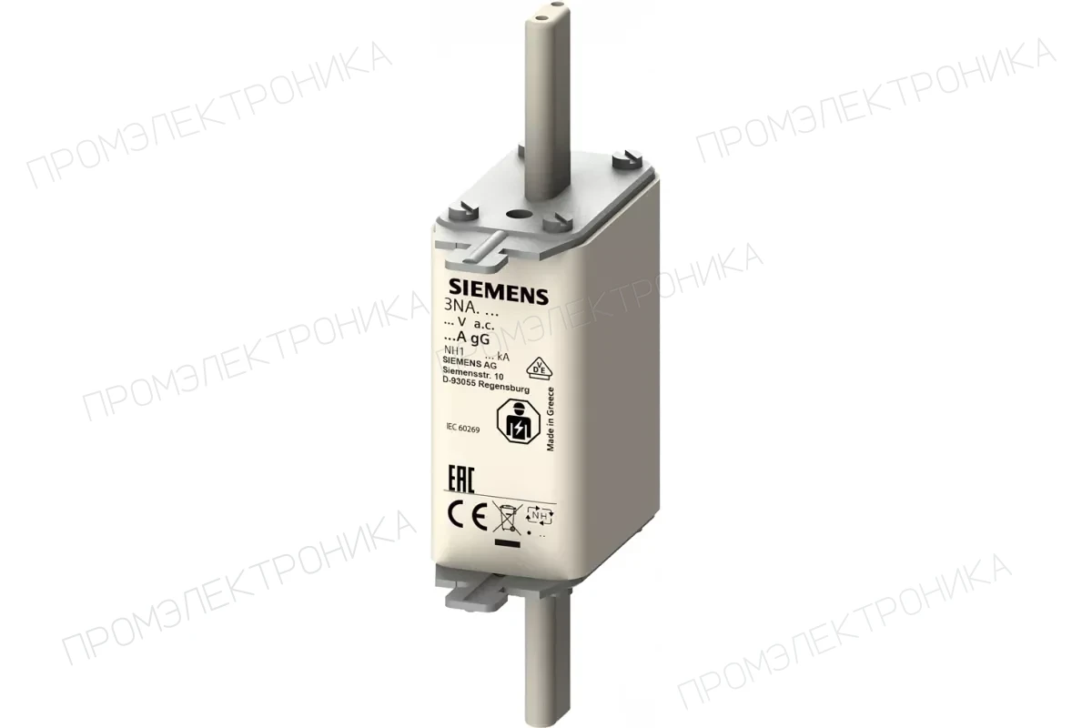 Siemens 3NA3110 — Плавкие вставки LV HRC