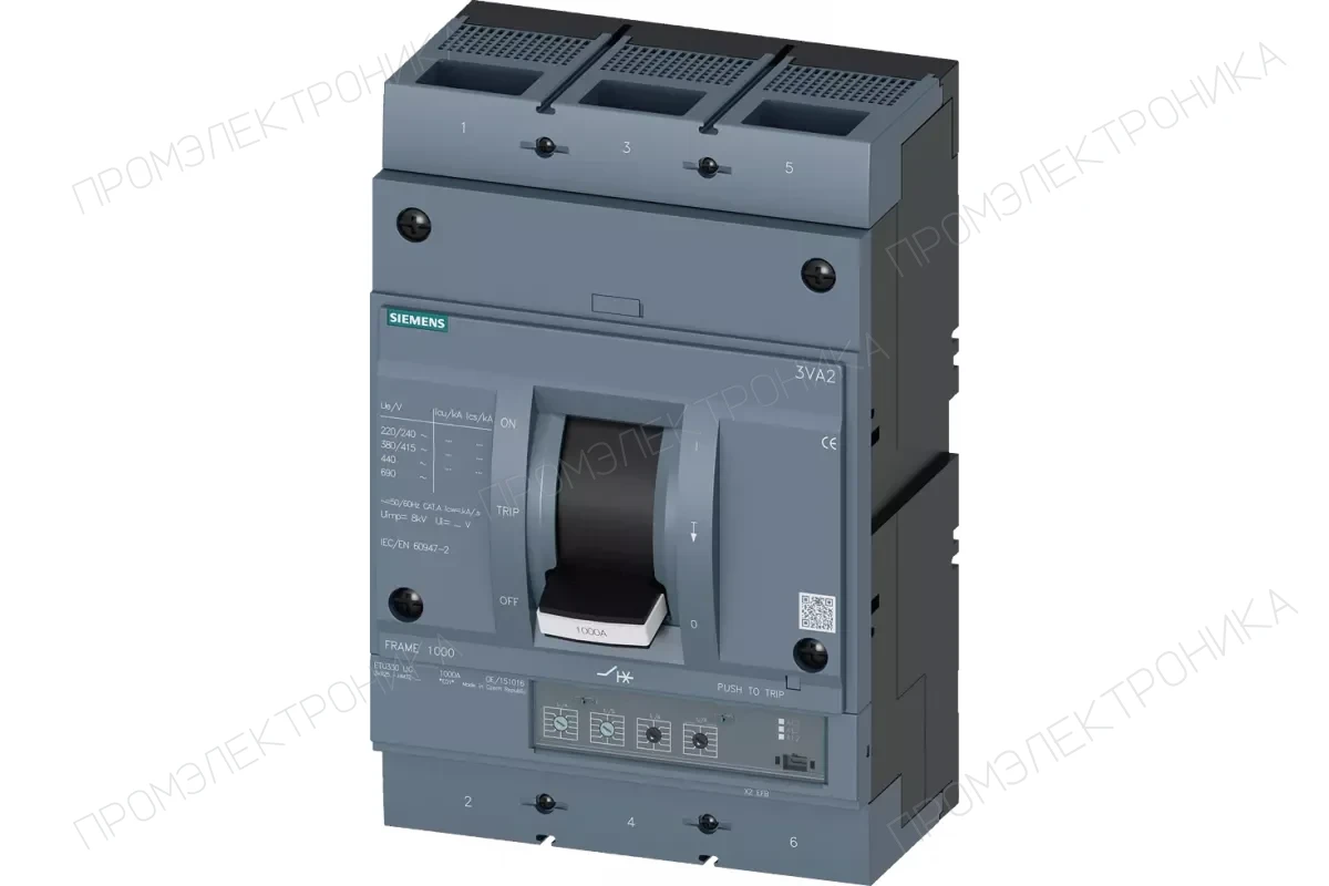 Siemens 3VA2510-5KQ42-0AA0 — 3VA автоматические выключатели в литом корпусе до 250 A