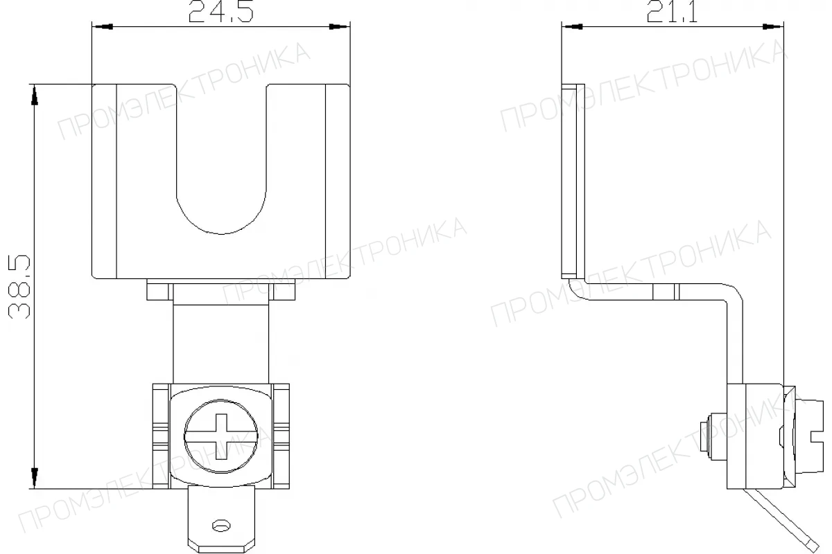 Siemens 3VA9278-0DK82 — Элемент управления с рычажным механизмом полный комплект