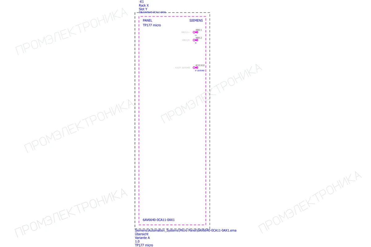 Siemens 6AV6645-7AB14-0AS0 — Запасной стилус для мобильной панели mobile panel