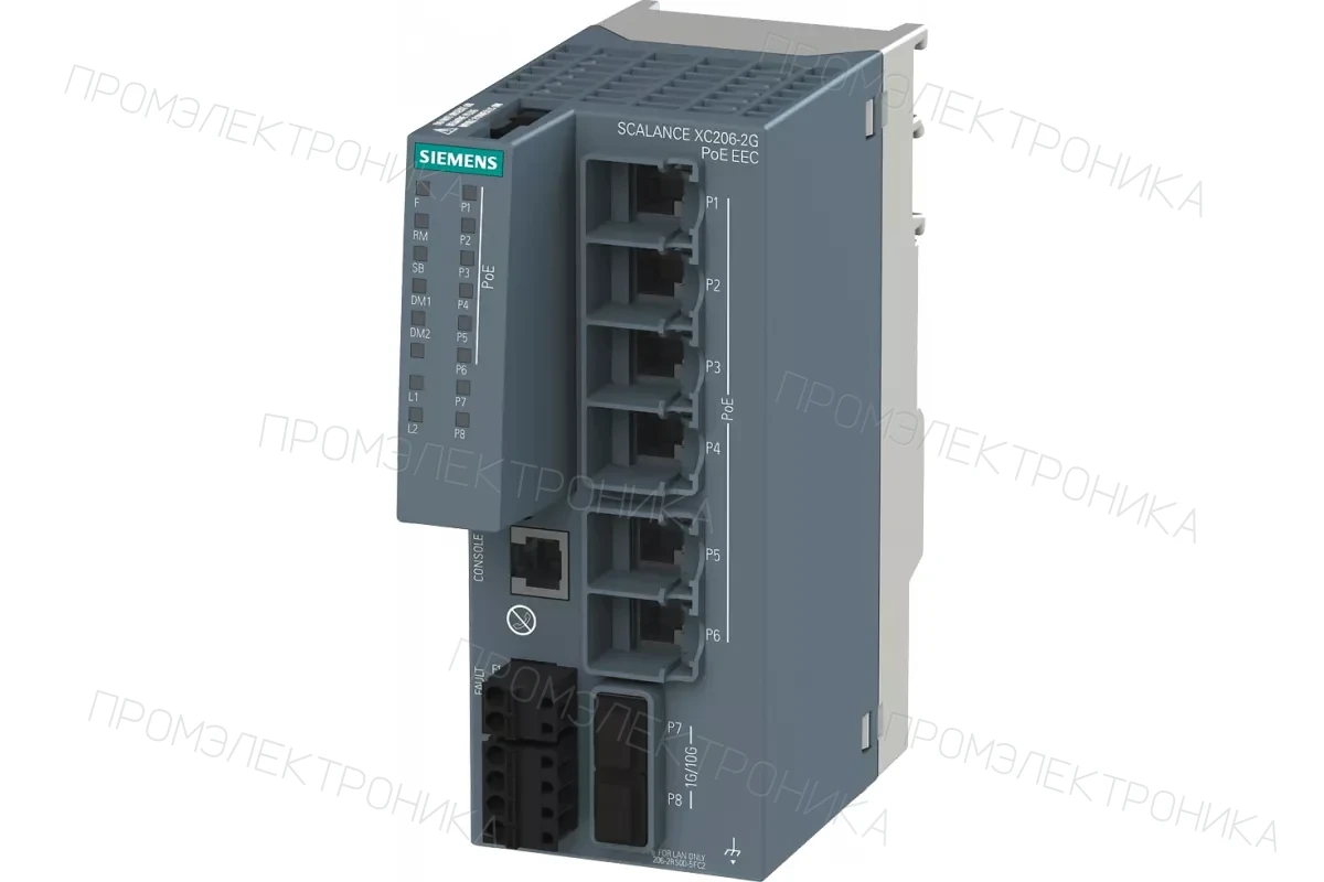 Siemens 6GK5206-2GS00-2AC2 — Scalance xc206-2sfp g промышленный управляемый ie коммутатор