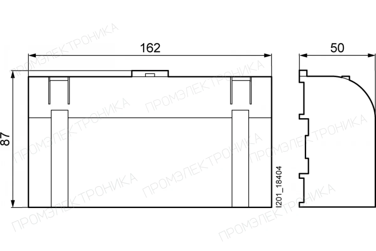 Siemens 5ST2197 — Торцевая крышка для шины вилочного типа