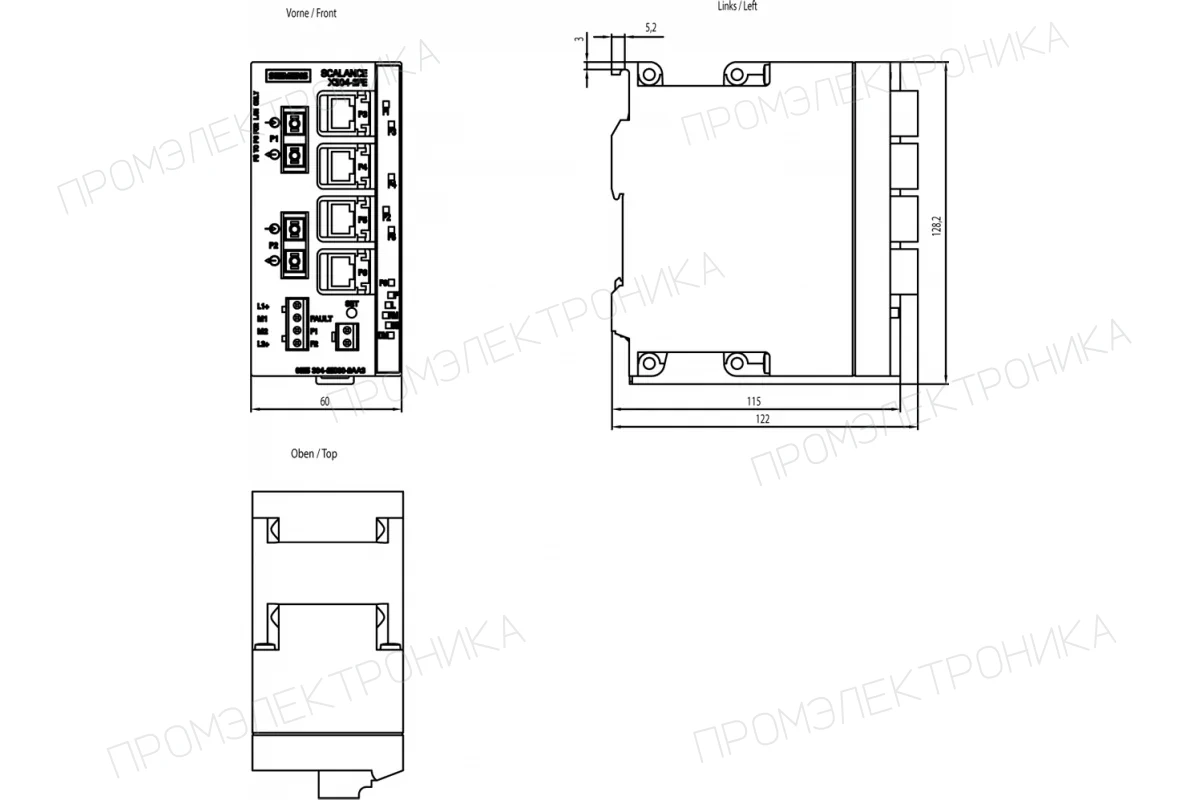Siemens 6GK5212-2BC00-2AA3 — промышленный компонент