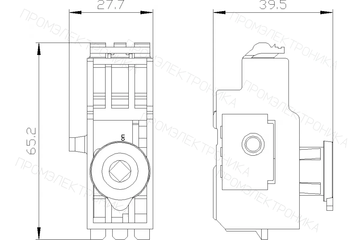 Siemens 3VA9257-0KP81 — Плунжер автоматического срабатывания принадлежность для втычных цоколей