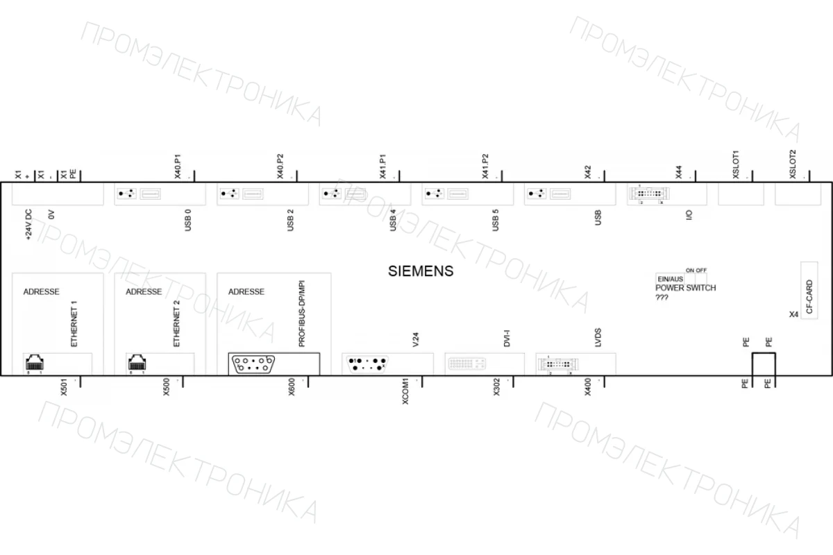 Siemens 6FC5210-0DF25-2AA0 — промышленный компонент