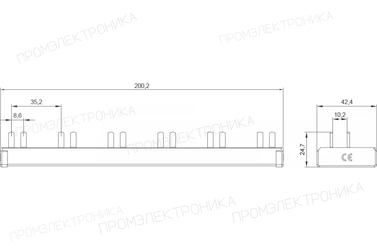 Siemens 5ST3674-1 — Сборные шины 5ST для модульных устройств
