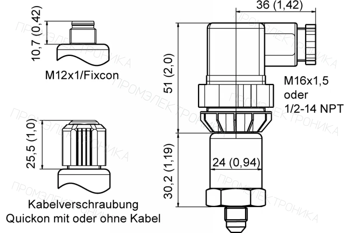 Siemens 7MF1567-3CB01-1CA1 — Преобразователь давления измерительный SITRANS