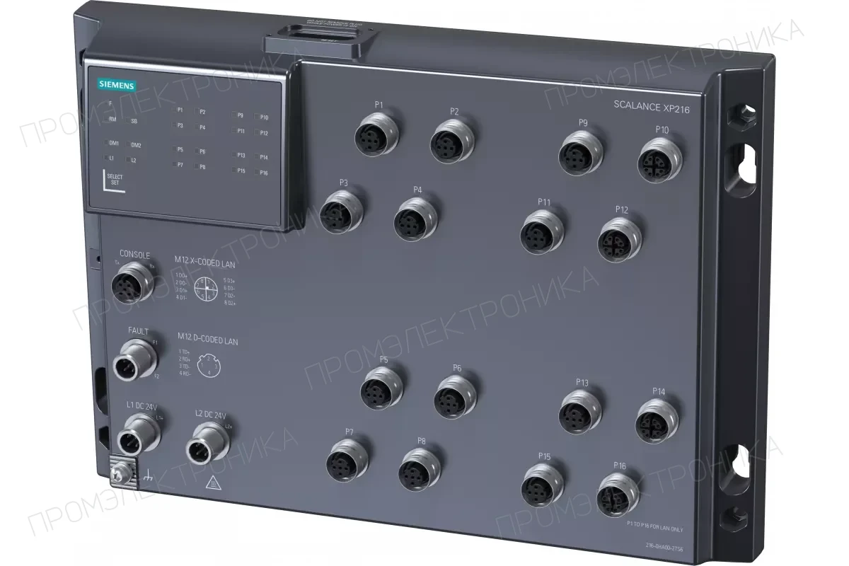Siemens 6GK5216-0BA00-2FC2 — Scalance xc216 eec промышленный управляемый ie коммутатор