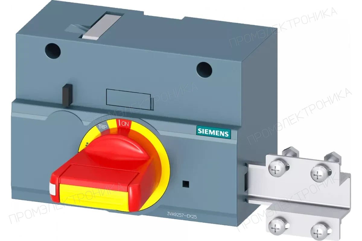 Siemens 3VA9257-0EK21 — Фронтальный поворотный привод стандарт с устройством блокировки двери мэк
