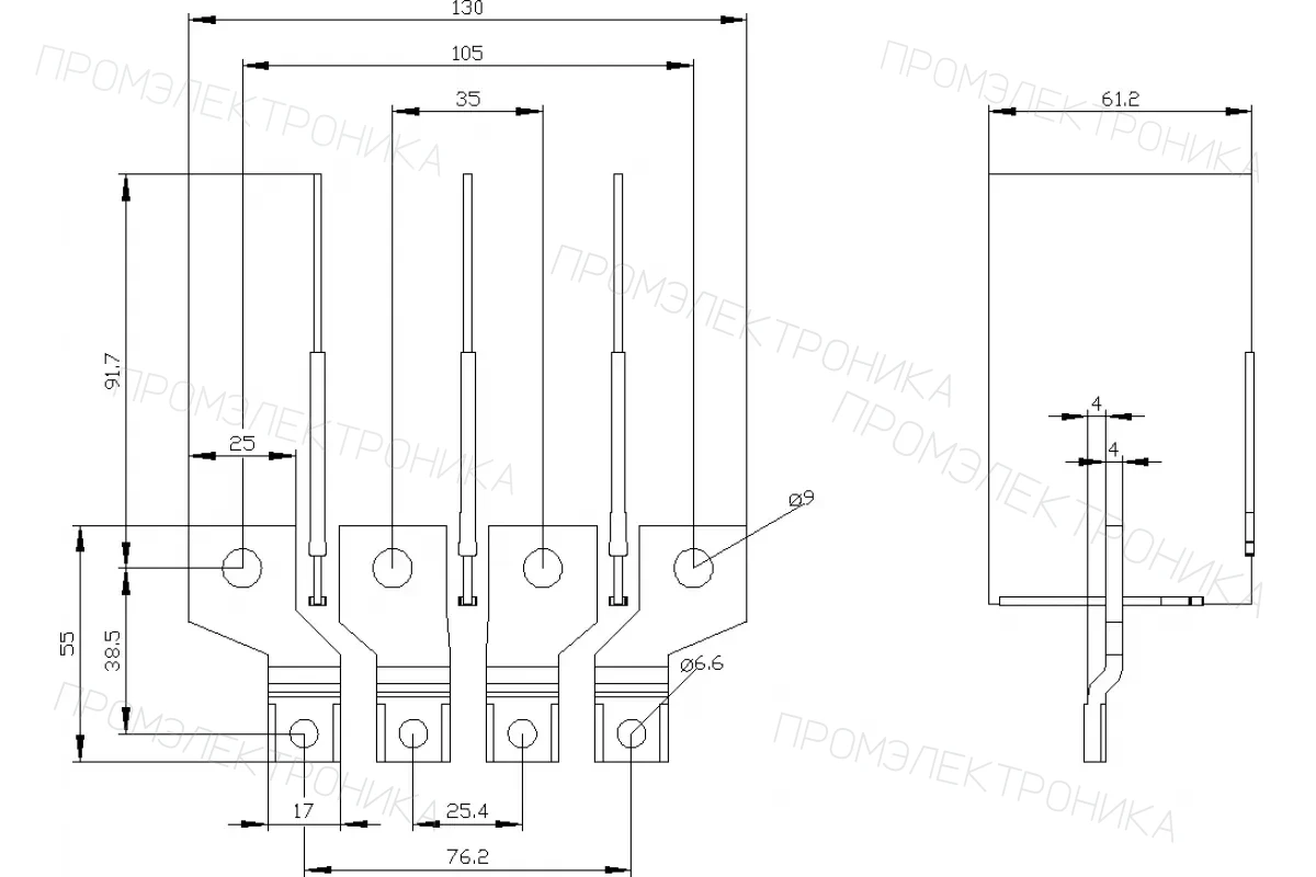 Siemens 3VA9157-0EK11 — Фронтальный поворотный привод стандарт
