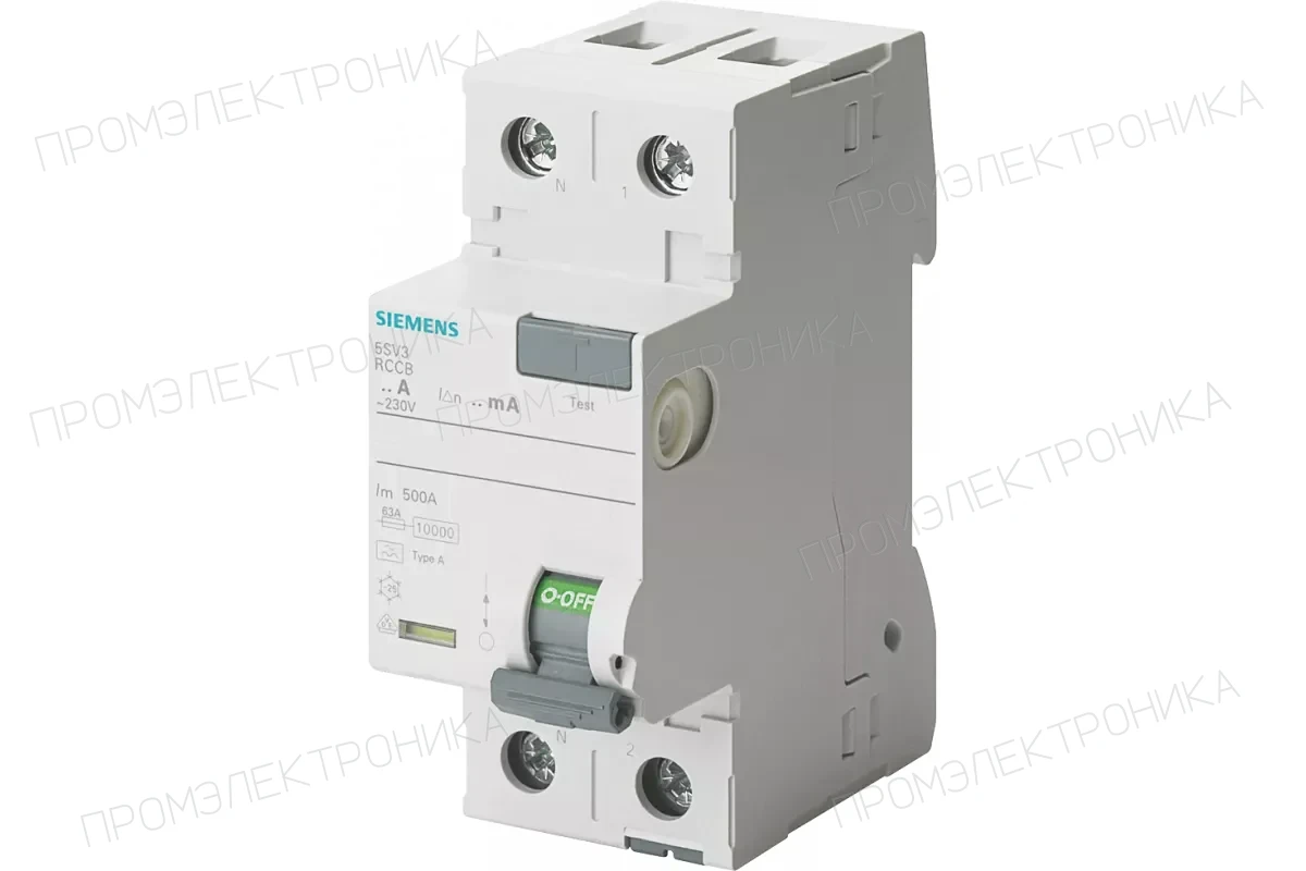 Siemens 5SV3111-6KL — УЗО - устройства защитного отключения