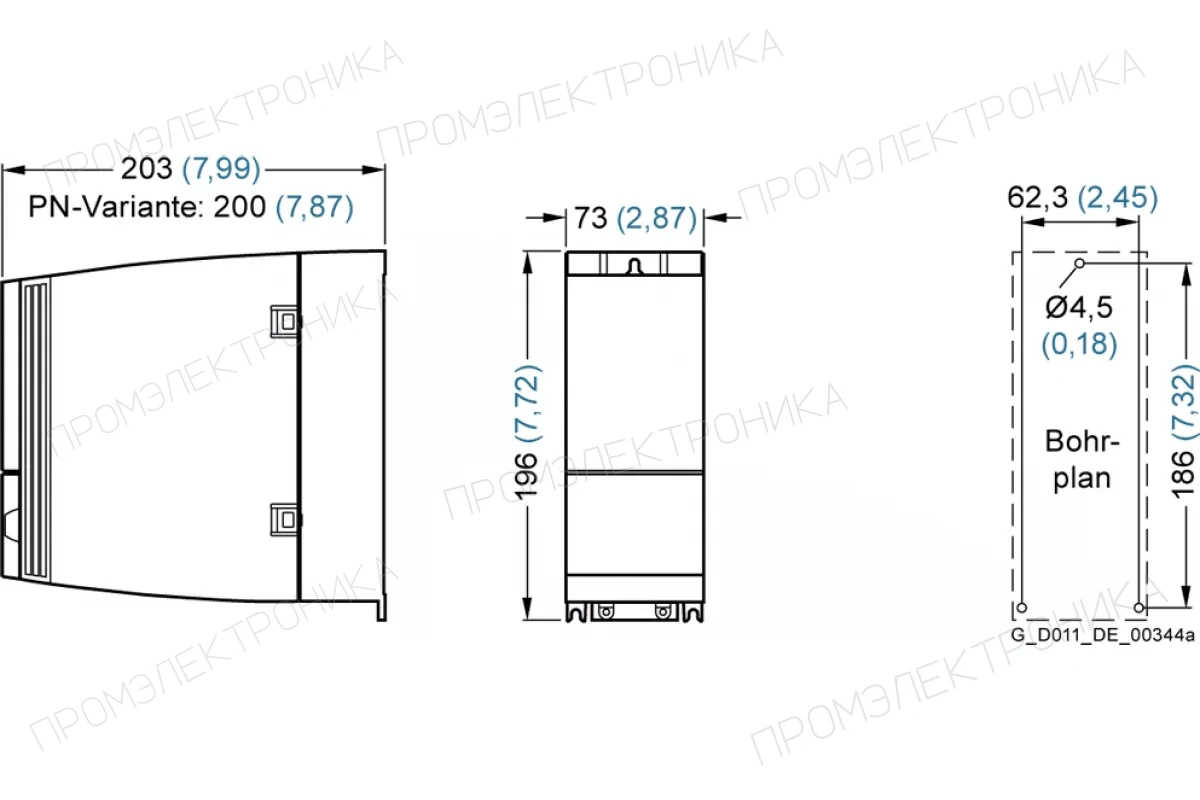Siemens 6SL3210-1KE14-3AB1 — промышленный компонент