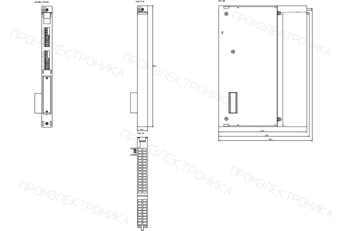 Siemens 6DD1607-0AA2 — промышленный компонент
