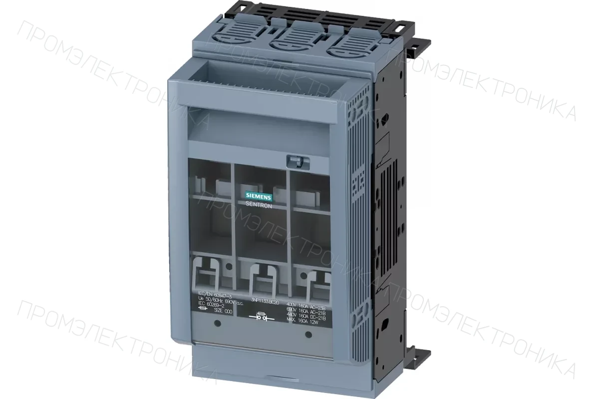 Siemens 3NP1133-1BC12 — Установка на монтажной панели