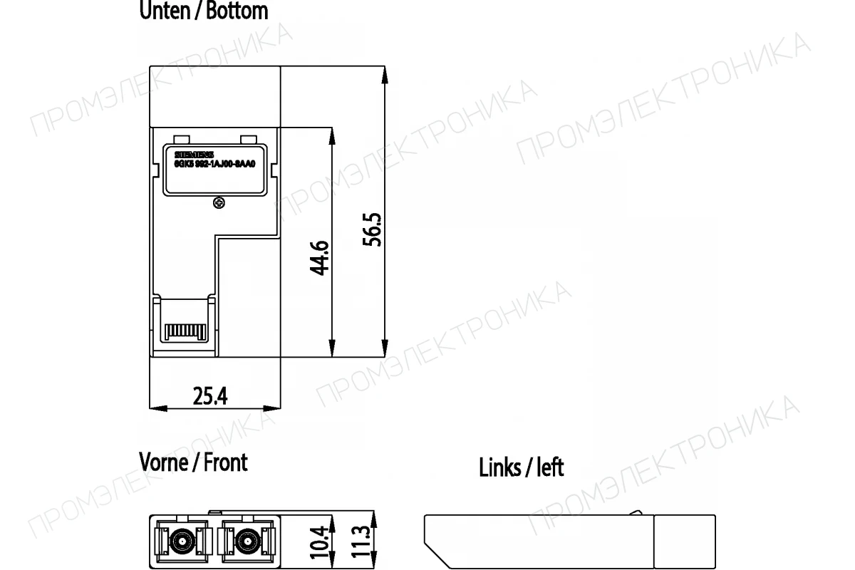 Siemens 6GK5991-2AF00-8AA0 — Конвертирующие модули для SCALANCE X-300