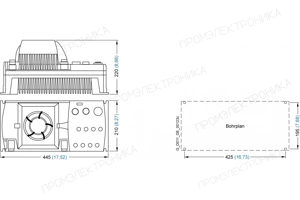 Siemens 6SL3525-0PE17-5AA1 — Силовые модули PM250D