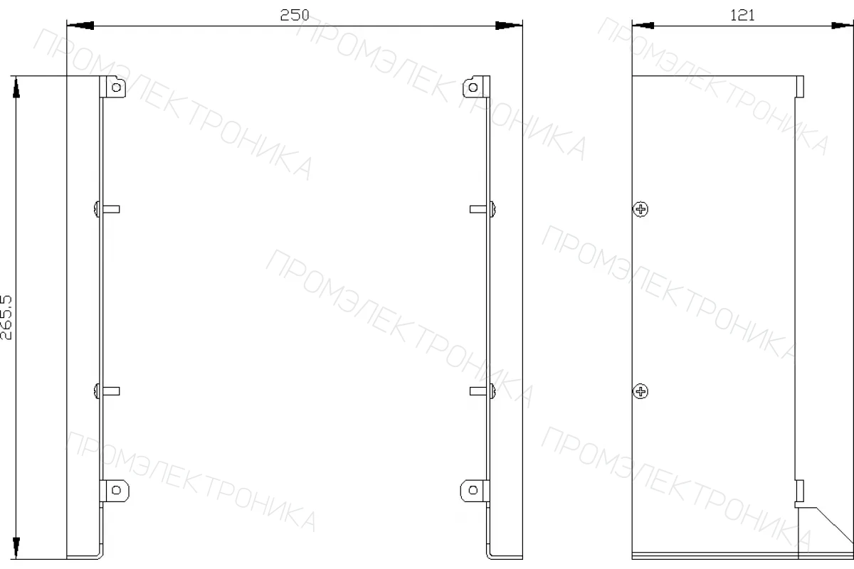 Siemens 3VW9011-0BB51 — Держатель для монтажа на гориз