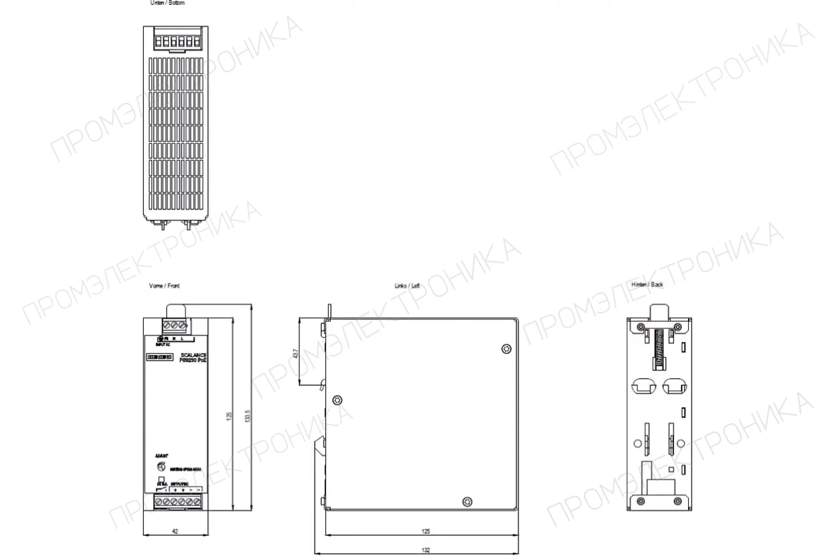 Siemens 6GK5991-1AB00-8AA0 — компонент промышленной автоматизации