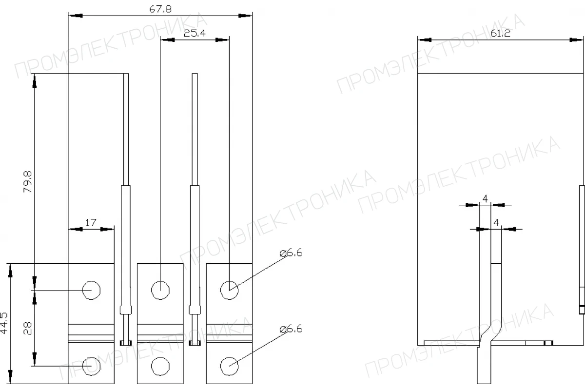 Siemens 3VA9153-0KB05 — Крышка клеммника расширен