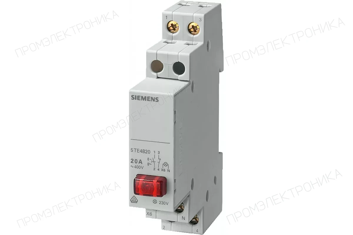 Siemens 5TE4820 — Кнопки 5TE4 8, установочная глубина 70мм